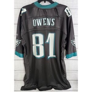 Philadelphia Eagles Terrell Owens #81 Reebok Authentic Black Jersey XXL